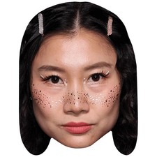 Shuang Hu Sparkle Celebrity Mask, Flat Card Face, Fancy Dress Mask