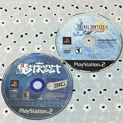 PS2 Duo Lot: Final Fantasy X & NBA Street - DISCS ONLY - Tested & Working