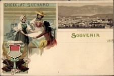 Litho Soleure Solothurn, Chocolat Suchard, Reklame, Stadtansicht,... - 3781789