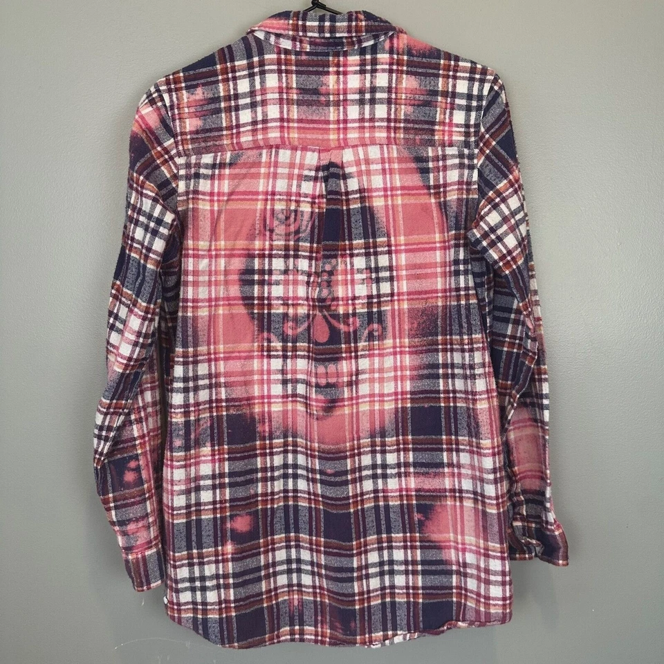 Calavera de franela blanqueada rosa púrpura Natural Reflections para mujer mediana Foto 4 de 4