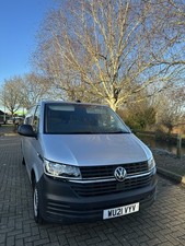 VW Transporter T6.1 Van 150 BHP 21 Plate Lwb Silver 6 Speed A/C S/History 2keys￼