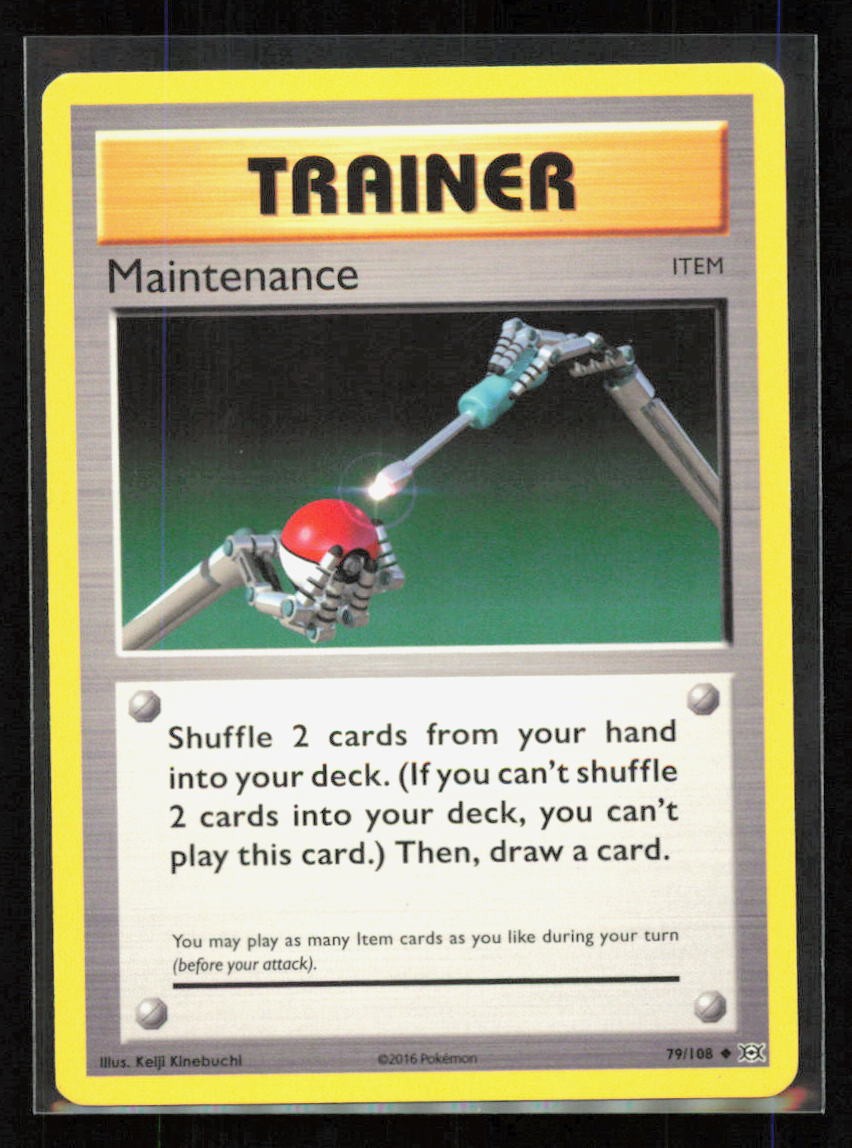 Maintenance XY Evolutions 79/108 Uncommon 2016 Item Keiji Kinebuchi MP