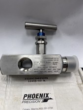 PHOENIX P3G6H12M8F-SSTB Gauge Valve – P/N 12494-03 – 3/4" MNPT x 1/2" FNPT – 316