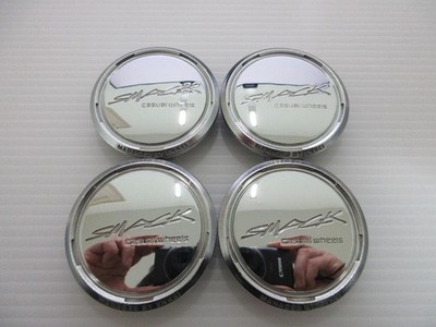 ENKEI SMACK Wheel Center Caps (Set of 4) Chrome Plated