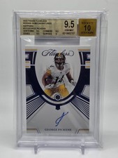 Panini 2022 Flawless George Pickens RGM-GP Sapphire /15 Auto BGS 9.5/10