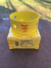 Starrett Bearcat Bi-Metal Fast Cut Hole Saw, 3 7/8&rdquo; 98 MM Made In USA - NEW -