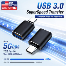 4 Pack Type C OTG Micro SD TF Card Reader Adapter USB-C Memory Card Converter US