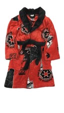 Star Wars Boys Plush Red Darth Vader Dark Side Bathrobe Bath Robe S 6-7 