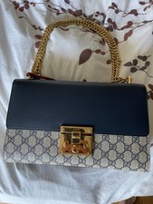 Gucci Ladies Padlock Medium GC Shoulder Bag 281942 Gold Chain Shoulder Strap
