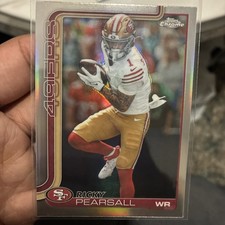 2025 Topps Chrome Football Refractor #261 Ricky Pearsall SF 49ers