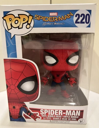Funko POP! Marvel Spider-Man Homecoming #220 2017 Vinyl BobbleHead Spider-Man