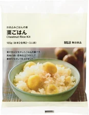 MUJI Mixed Rice Kit Chestnut Seasoning Dashi Broth Soy Instant Japanese 165g