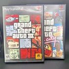 GTA 3 Grand Theft Auto and Vice City PS2 CIB Black Label Complete Tested NTSC