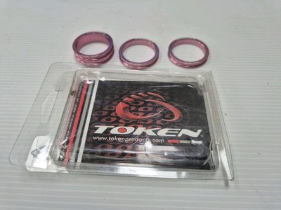 Token 1 1/8 Pink Steuersatz Abstandshalter 2 x 5 mm 1 x 10 mm 2621630