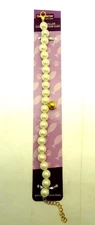 Cat Collar by Greenbrier Kennel Club ~ With Bell ~ Faux Pearl !
