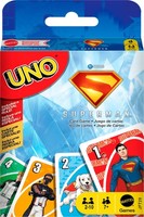 Mattel Games Uno Superman Card Game For Kids, Adults & Family Nights, Parties, T