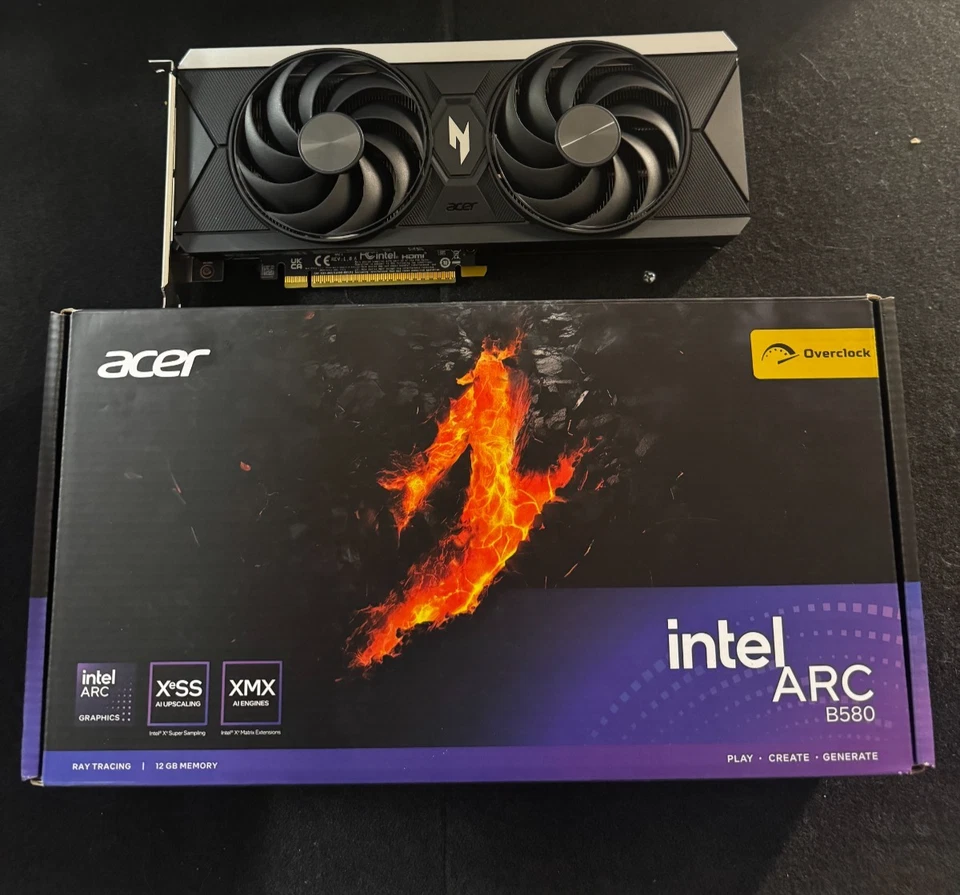Acer Nitro Intel Arc B580 OC 12GB GDDR6 Graphics Card – Excellent Condition - Image 4 of 4