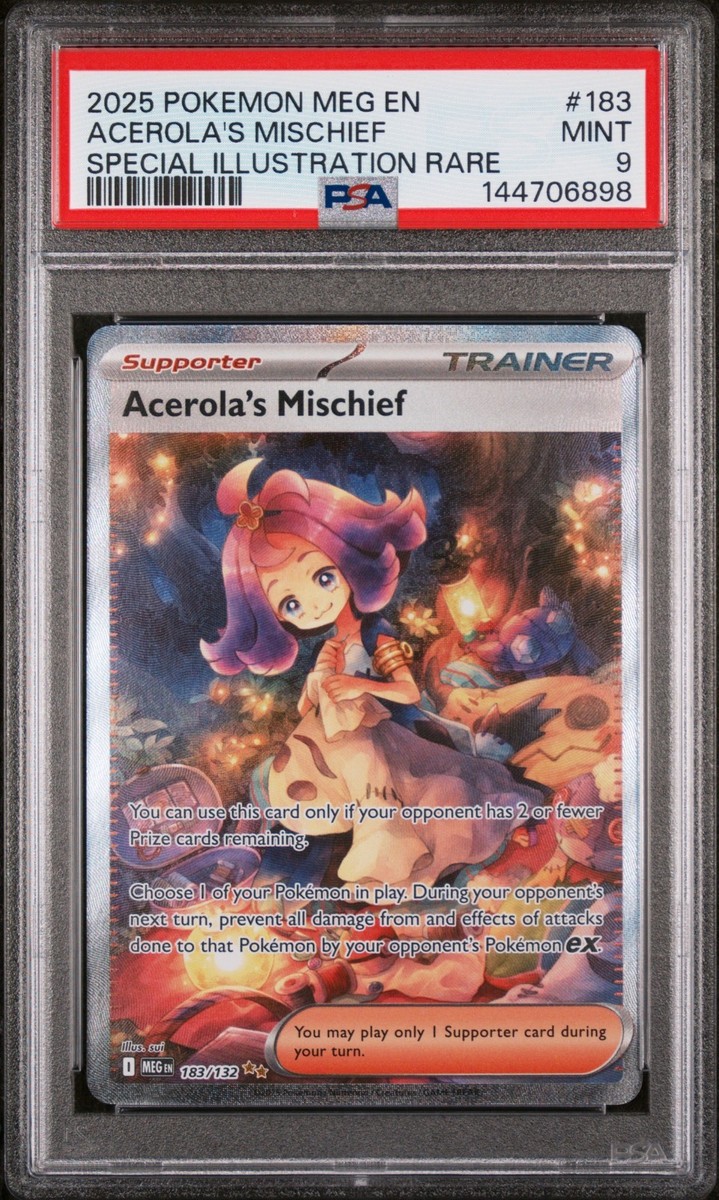 Acerola's Mischief 183/132 Me01: Mega Evolution Holo for sale