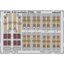 EDUARD 32945 B-24 SICHERHEITSGURTE STAHL (HOBBY BOSS) 1/32