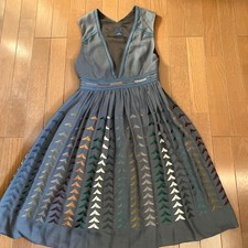 Mina Perhonen 8-Color Bird Bird Dress Limited Edition muted-colored SizeM