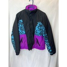 VTG 90s Girls Ski Jacket Full Zip Sz 18 Tommorow's Generation Snow Sports Ed