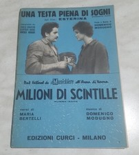 SPARTITO MUSICALE MODUGNO  FILM ESTERINA BUONE CONDIZIONI