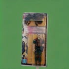 GI JOE 1984 MUTT JUNKYARD Dog handler with Dog, Weapon, Helmet On Cut Card