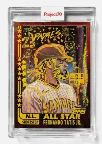 Topps Project70 #645 - Fernando Tatis Jr. by Gregory Siff San Diego Padres SP!