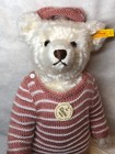 13†Steiff Mohair “Classic 1907 Teddy Bear Repro†Jointed Bear Sweater #Si