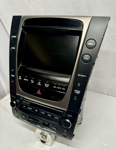 2006-2007 Lexus GS300 GS350 GS430 Navigation GPS Radio CD 86120-30C80-C0 OEM - Picture 2 of 6