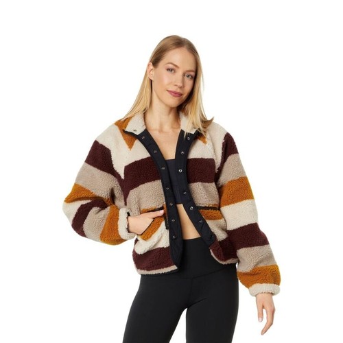 Free People FP Movement Rocky Ridge Jacket Women's M Multi Sherpa Fleece JDM1732 - Imagen 6 de 8