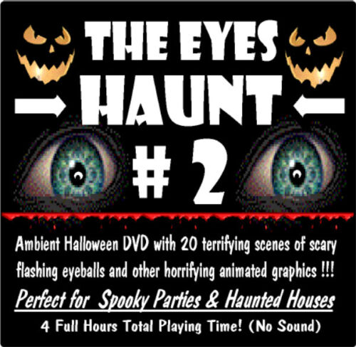 Animated Halloween Video Effect - The EYE'S HAUNT #1 & #2 DVD Haunted House Prop - Picture 3 of 3