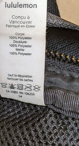 Lululemon Everywhere Gürteltasche OG Fragment Camo Jacquard Schwarz Deep Coal Reise - Bild 7 von 12
