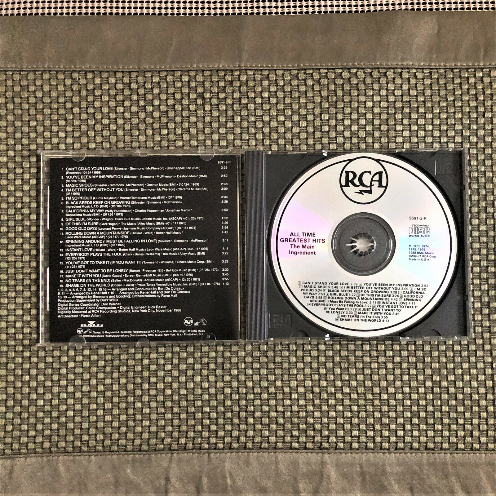 The Main Ingredient ‎ All Time Greatest Hits (1989) Like New, CD eBay