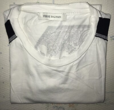 pierre balmain paris t-shirt uomo smanicata tg S