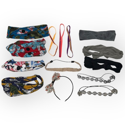 Lot of 14 Women's Head Bands Variety