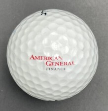 American General Finance Logo Golf Ball 1 Titleist DT Wound Pre-Owned