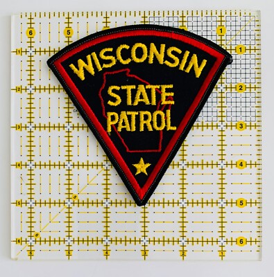 Wisconsin State Patrol Iron On Patch Embroidered For Collecting | eBay