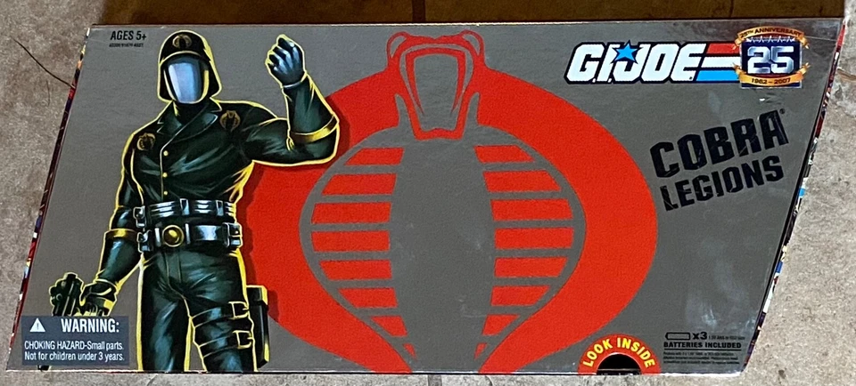 GI Joe 3 3/4" 25 Aniversario Cobra Legions Juego de 5 Figuras Hasbro 2007 * Foto 2 de 4