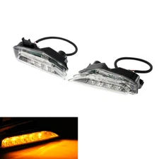 1Pair Front Bumper Lower Turn Signal Fog Light For Infiniti Q50 Sport 2014-2020