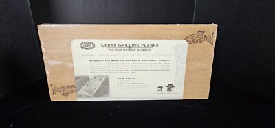 WILLIAMS SONOMA CEDAR GRILLING PLANKS Set Of 4 Chinook Planks