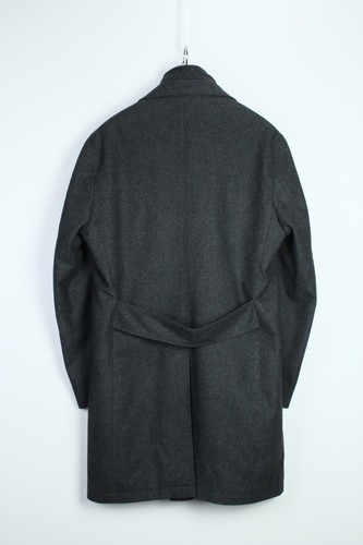 SUITSUPPLY Grey Flannel WOOL & CASHMERE Overcoat Jacket 50IT 40US/UK - Picture 4 of 15