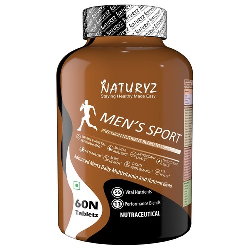Naturyz Men's Sport Advanced Daily Immunity Supplement 60 count - 第 1/4 張圖片