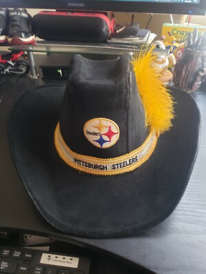 🔥🚨Vintage 70 80s AJD Western Hat Suede Cowboy Pittsburgh