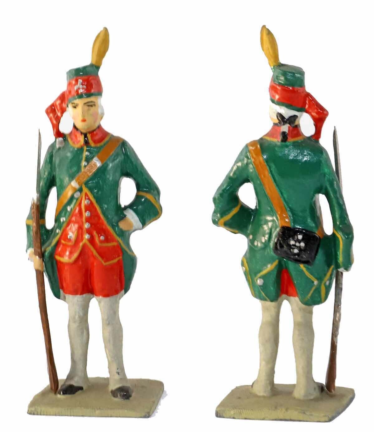 Figurine VERTUNNI INFANTERIE LEGERE LOUIS XV / antique toy soldier Speciale prijs populariteit