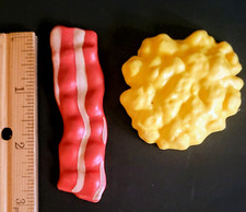 SALE  VTG Fisher Price Fun With Food Replacement 2127 Bacon  Scrambled Eggs