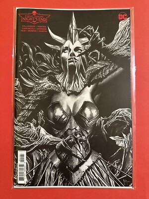 Knight Terrors Nights End #1 DC Mico Suayan 1:100 B&W Variant (2023)
