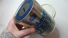 AMACO Oil can Bank company Promo H2F perfect Condition NOS FREE ShpN