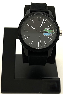 Authentic Lacoste Black Dial Black Striped Watch Amazon.com: Lacoste 12.12 Men main image 4