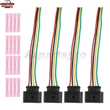 4x Ignition Coil Connector Harness Plug Pigtail for 2008-2016 Audi A5 2.0T 3.2L